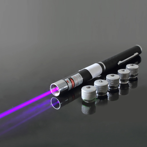 blau-violett Laserpointer 50mW mit hochwertig verarbeitet