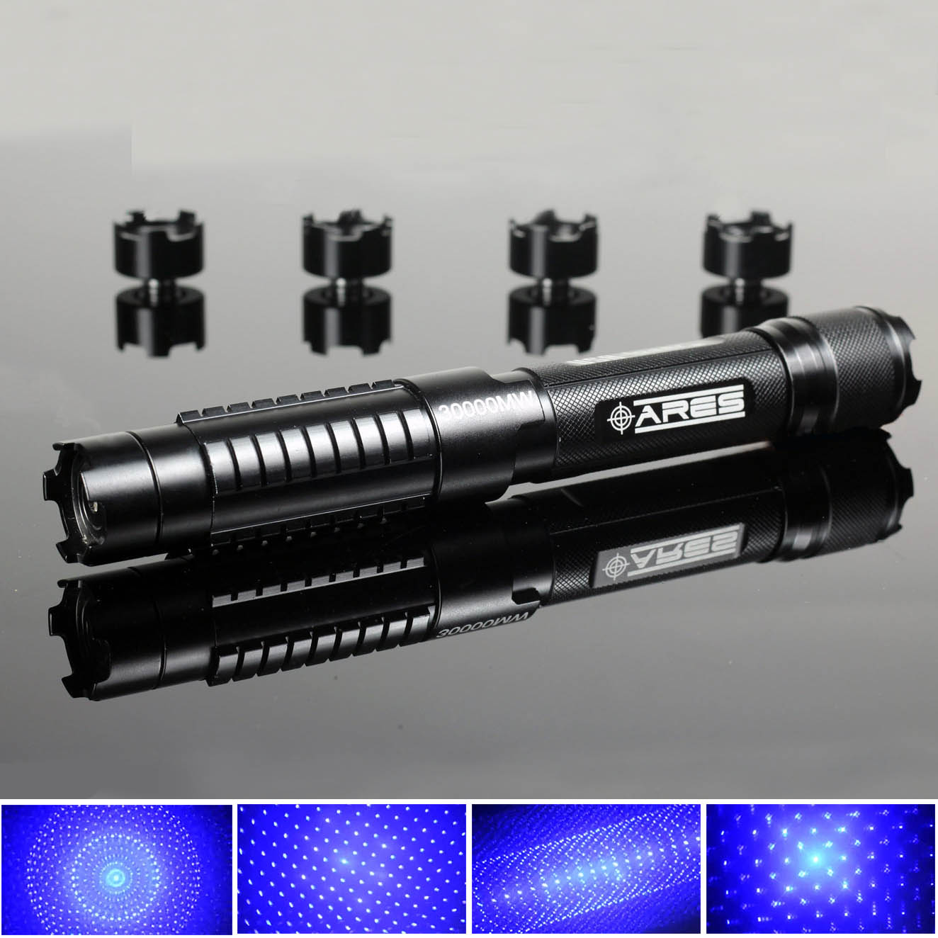 30000mw Blauer laserpointer