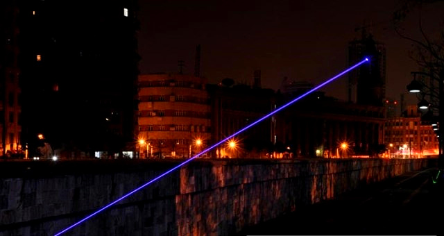 Blauer Laserpointer 